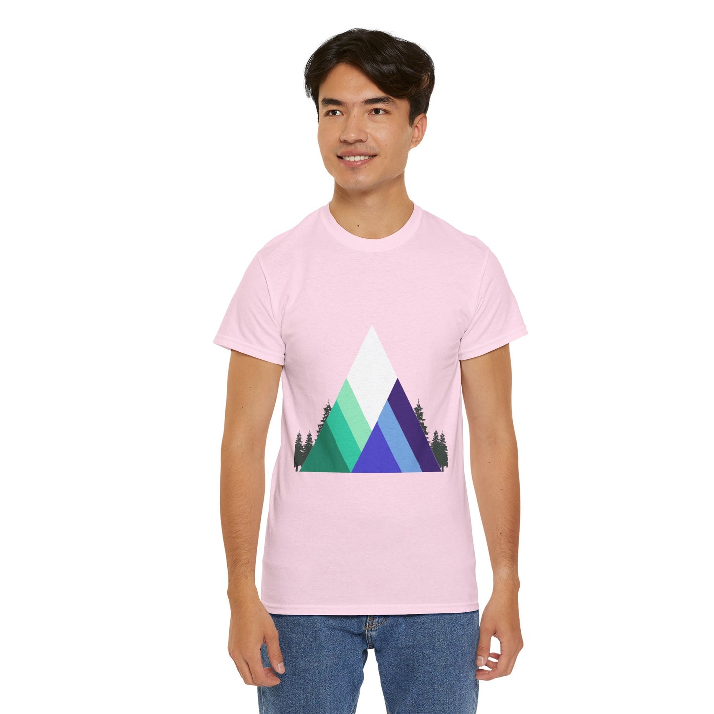 Unisex Heavy Cotton Shirt - Mountains