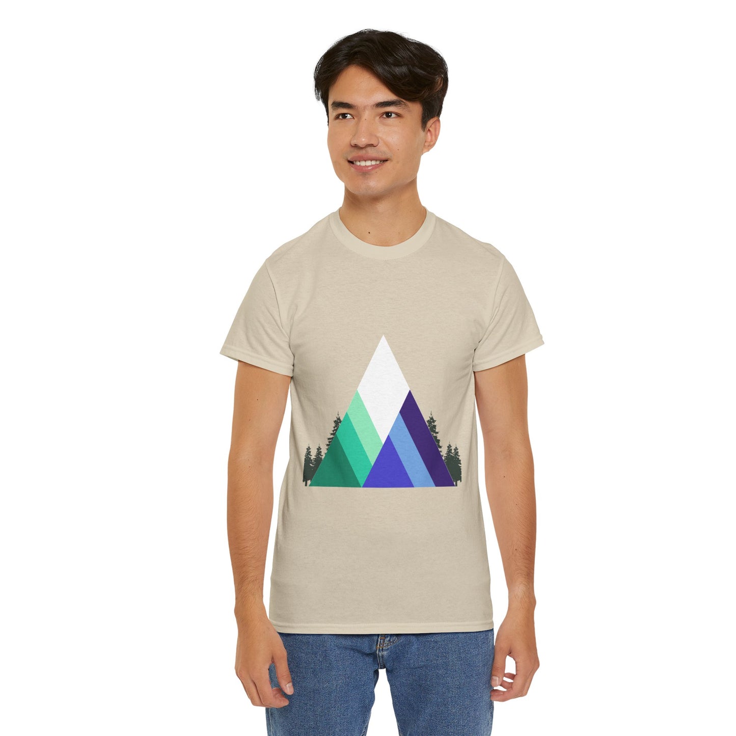 Unisex Heavy Cotton Shirt - Mountains