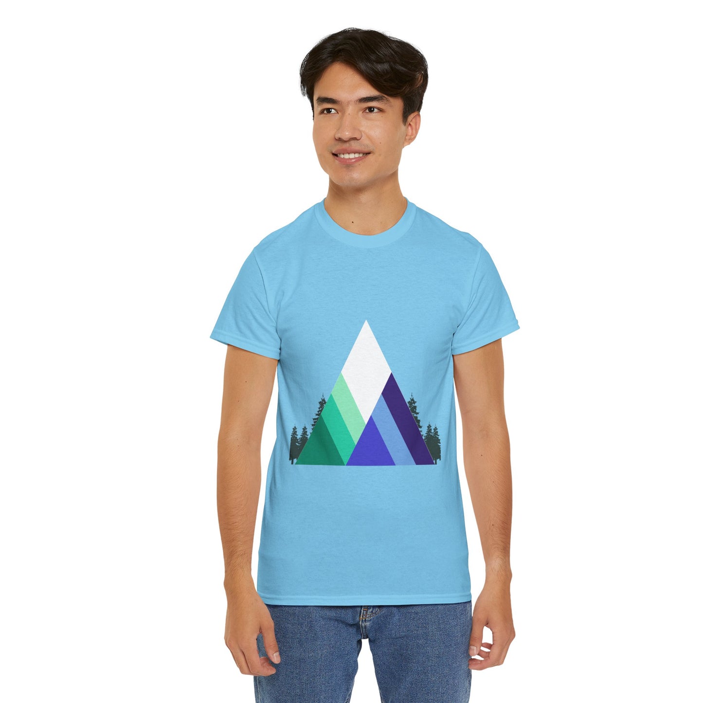 Unisex Heavy Cotton Shirt - Mountains